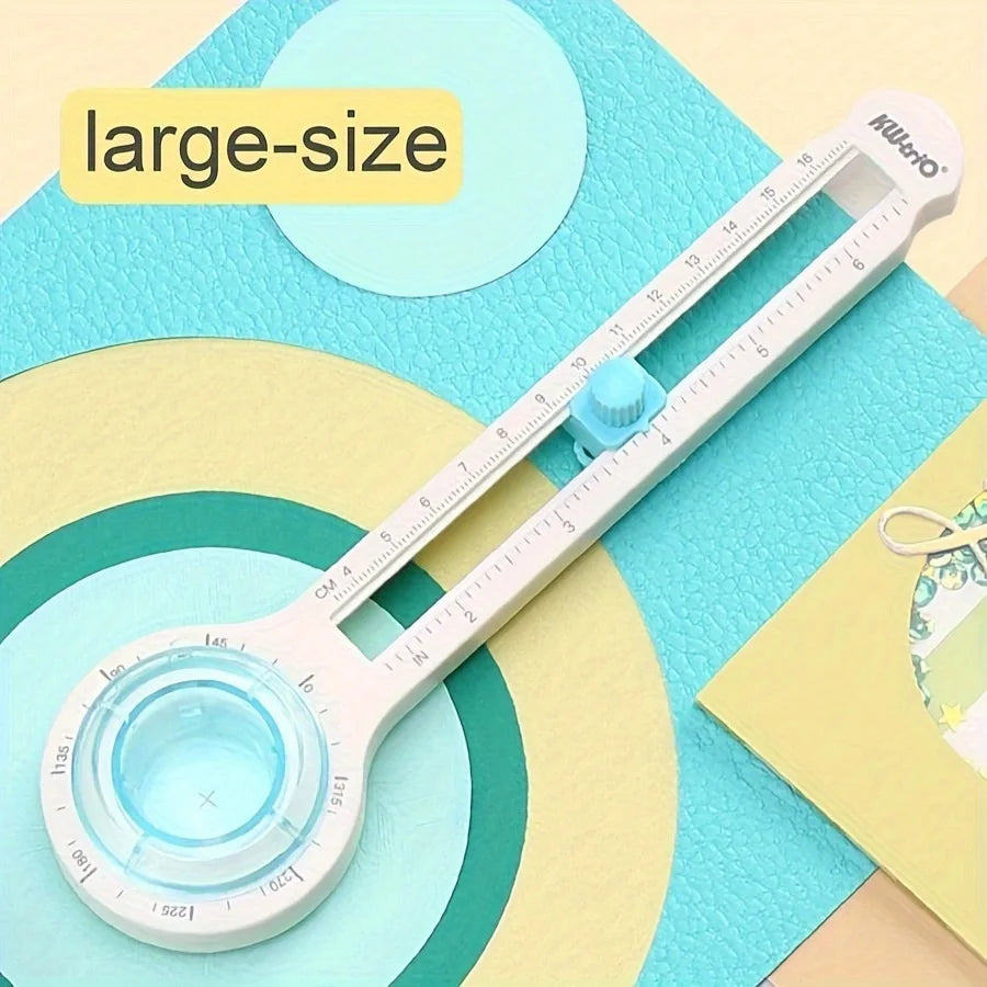 1pc lightweight 360-degree manual compass cutting machine, manually rotating cutting tool, cutting ring diameter 3.14-12.59 inch