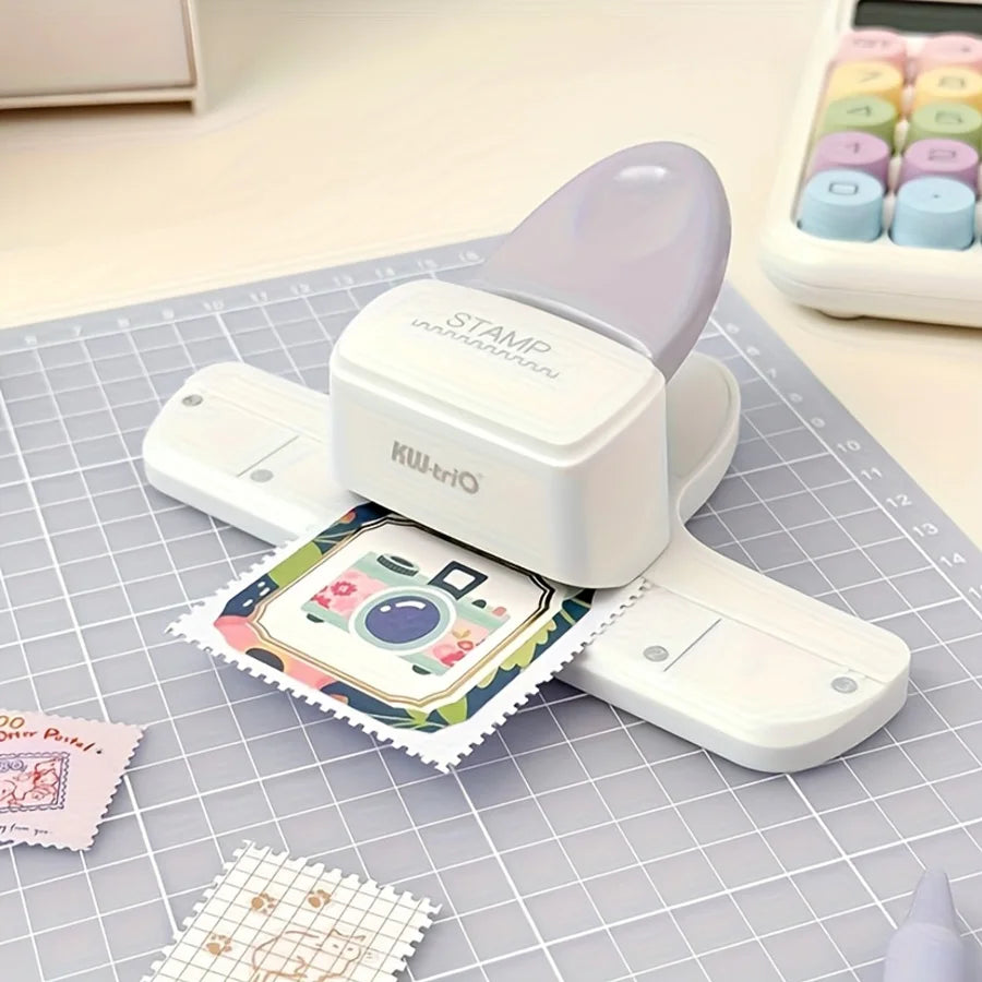 Stamp and seal embossing machine, precision paper photo trimmer, DIY handicraft birthday holiday gift cutting machine, office