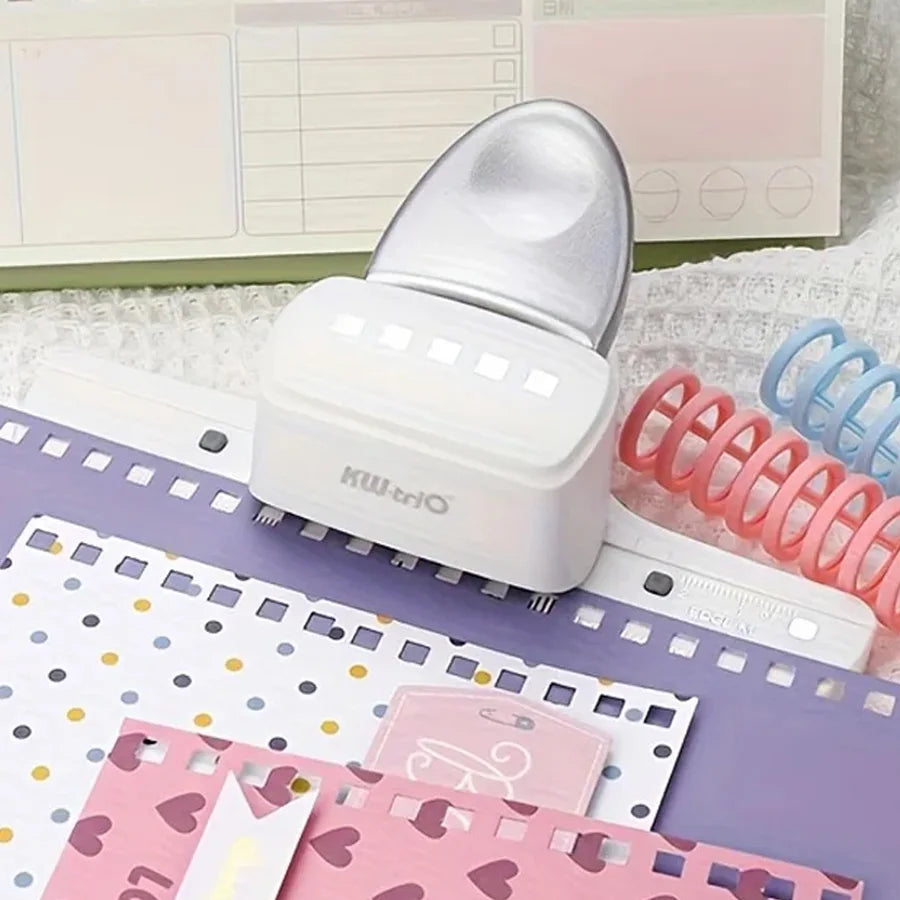 5-hole square punch，handcrafted tools,DIY binding supplies , and binding for notebooks and diaries